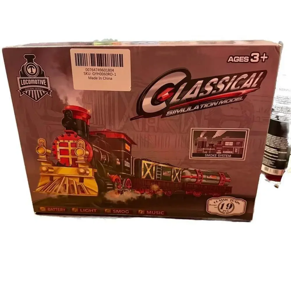 Lappazo Train Set for Christmas Tree: Battery-Powered Electric Train Set Box